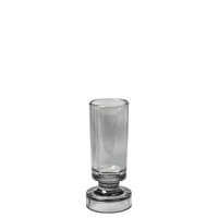 Broste Copenhagen Petra Glass Vase Smoke Grey 14cm